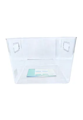 Landmark Multi-purpose Bin With Handle - Clear