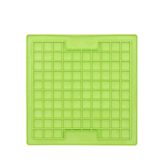 LickiMat Playdate Slow Feeder Mat for Dogs Green