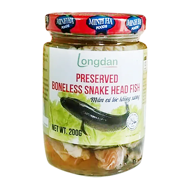 Longdan Preserved Boneless Snake Head Fish 200g