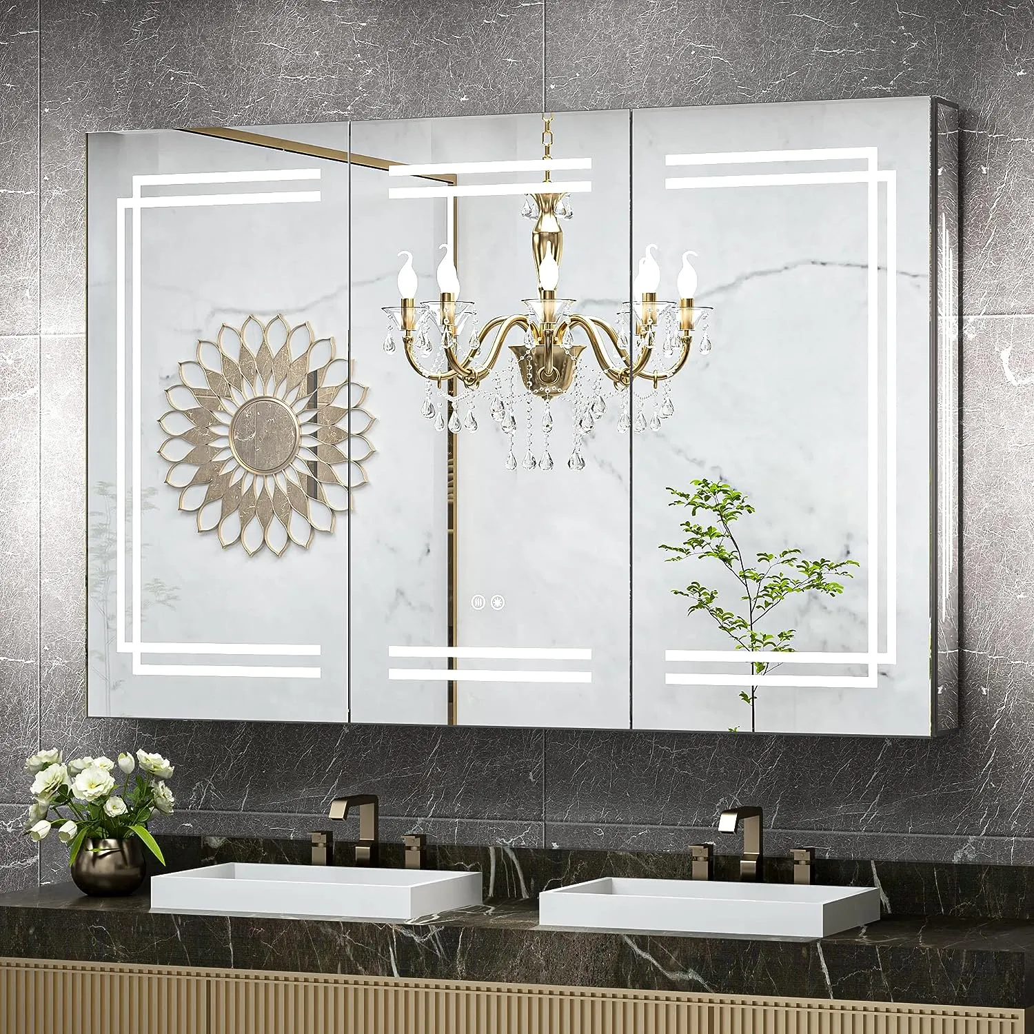 Medicine Cabinet Bathroom LED Vanity Mirror