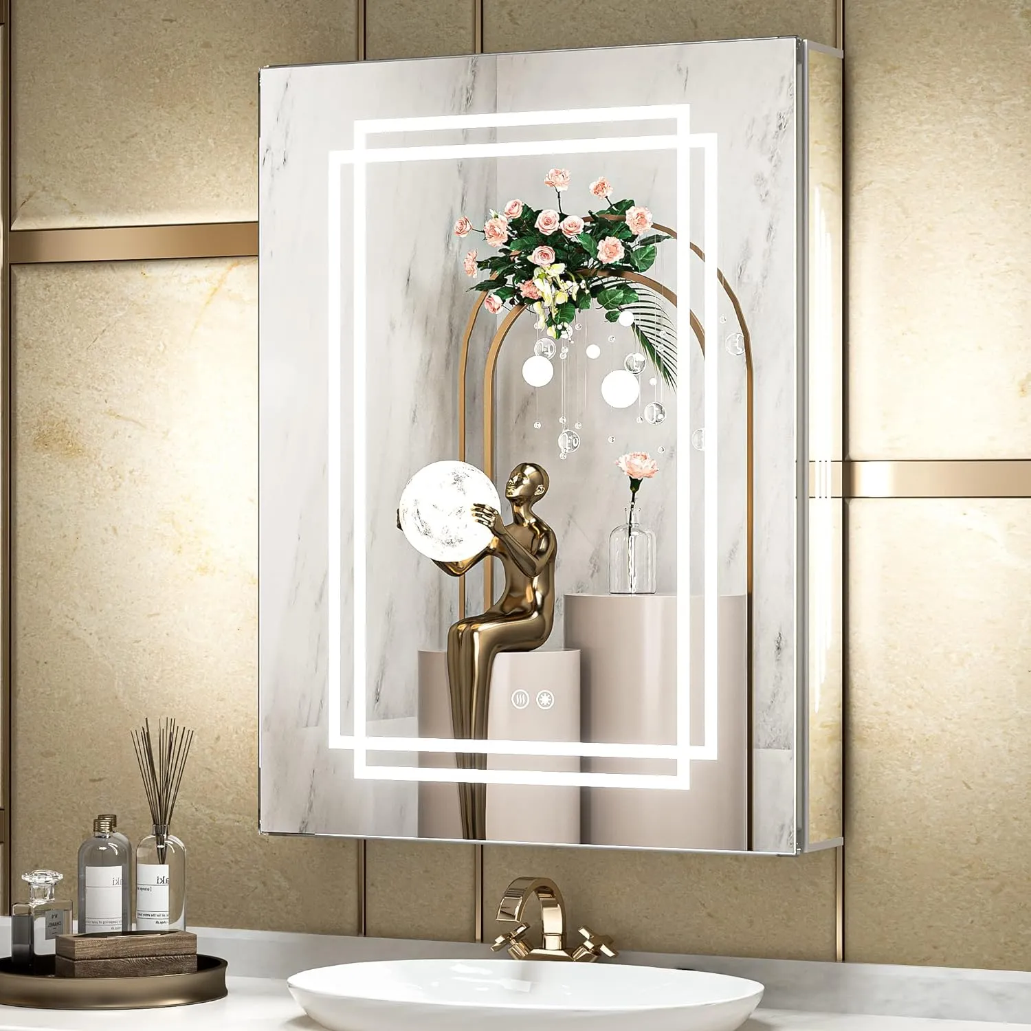 Medicine Cabinet Bathroom LED Vanity Mirror