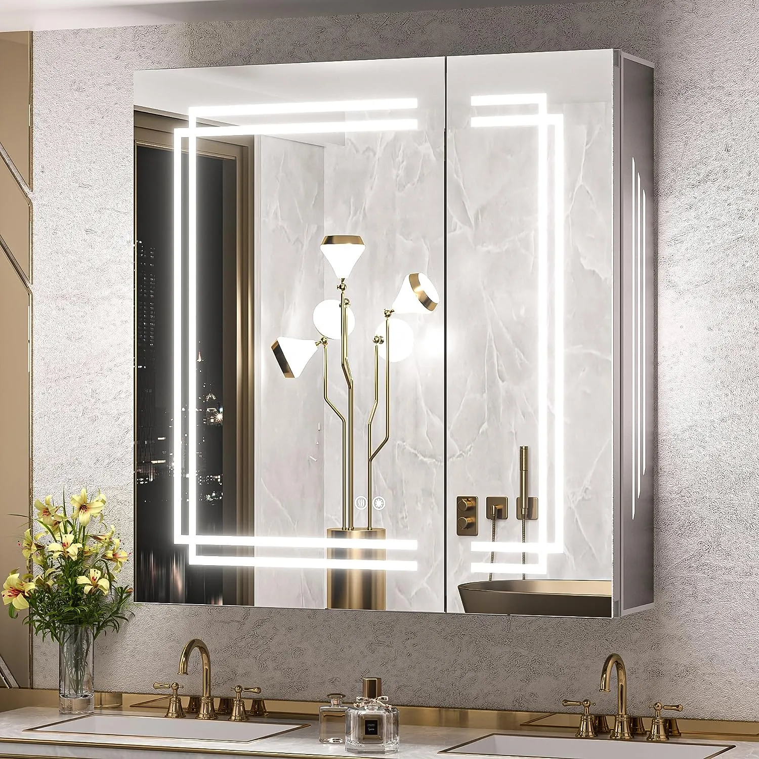 Medicine Cabinet Bathroom LED Vanity Mirror