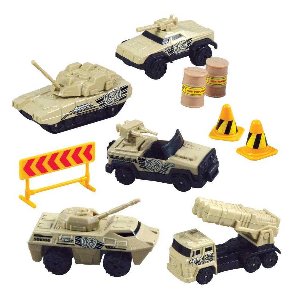 Military Vehicles Backpack Playset