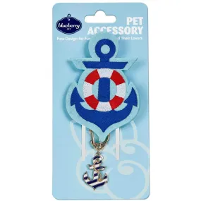 Nautical Dog Accessories Anchors Vacation Beach Pet Accessory Set Bon Voyage Accessories for S M L Pets