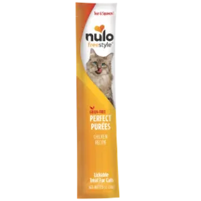 Nulo Freestyle Grain-Free Perfect Puree Chicken Recipe Cat Food Topper, 0.5 oz