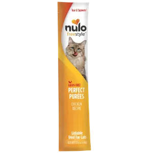 Nulo Freestyle Grain-Free Perfect Puree Chicken Recipe Cat Food Topper, 0.5 oz