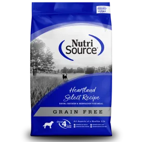 NutriSource Grain-Free Heartland Select Formula Dry Dog Food