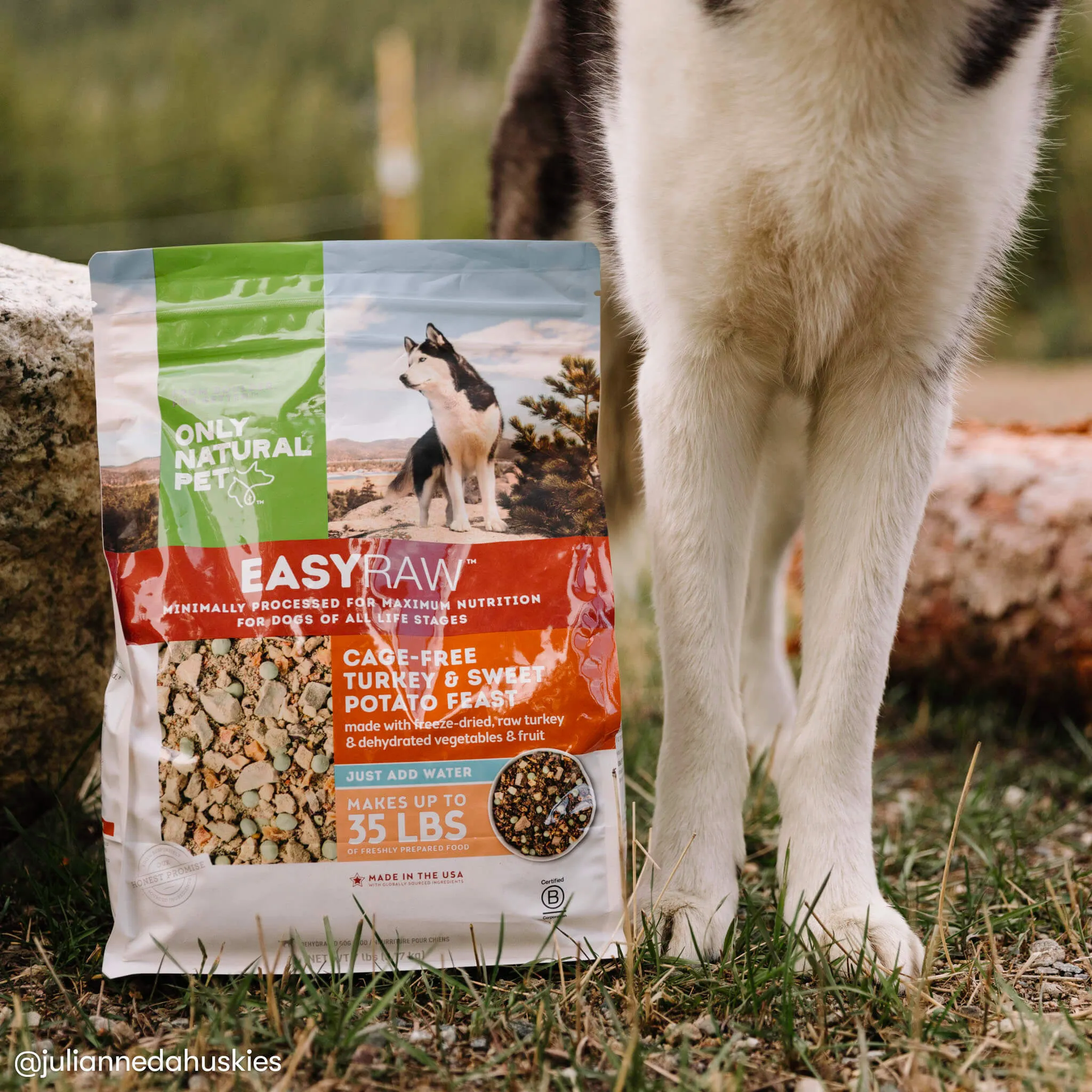 Only Natural Pet EasyRaw Cage-Free Turkey & Sweet Potato Feast Dehydrated Dog Food