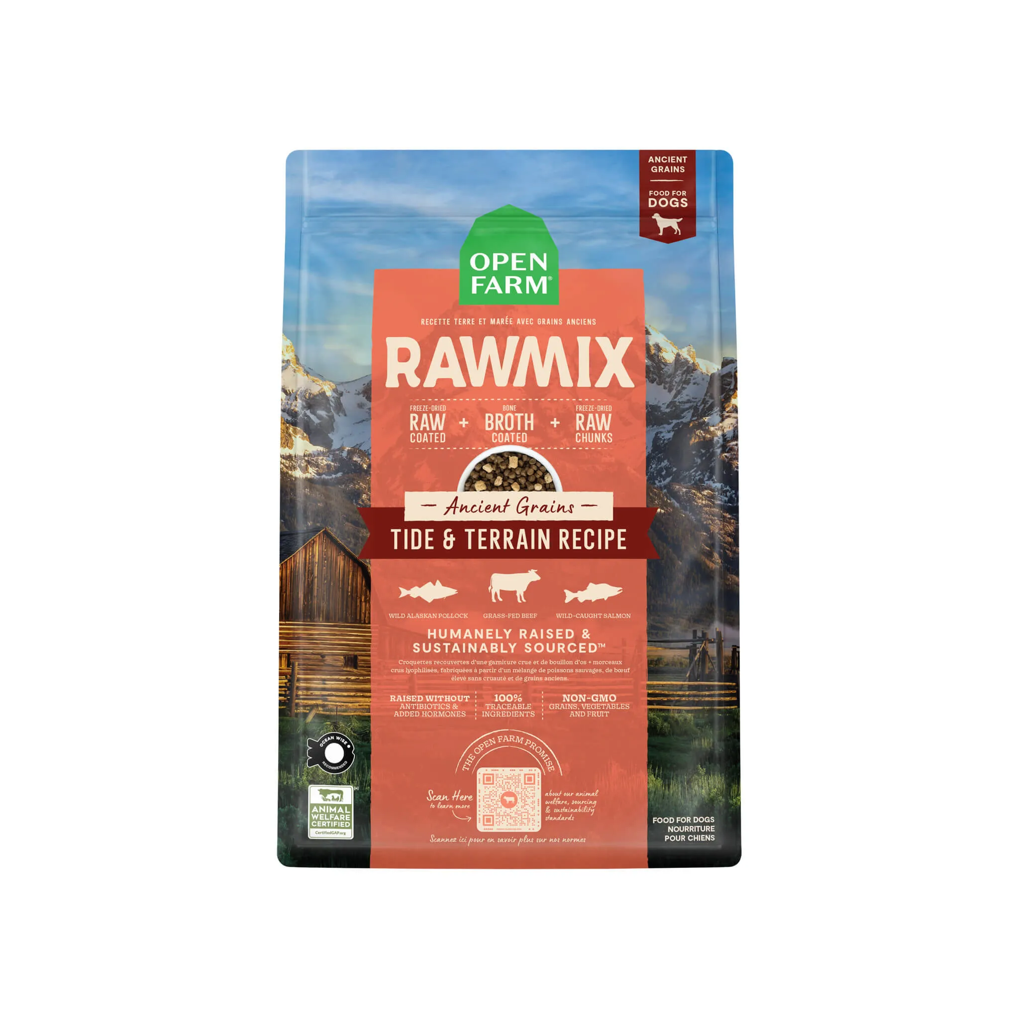 Open Farm Ancient Grains Rawmix Dry Dog Food