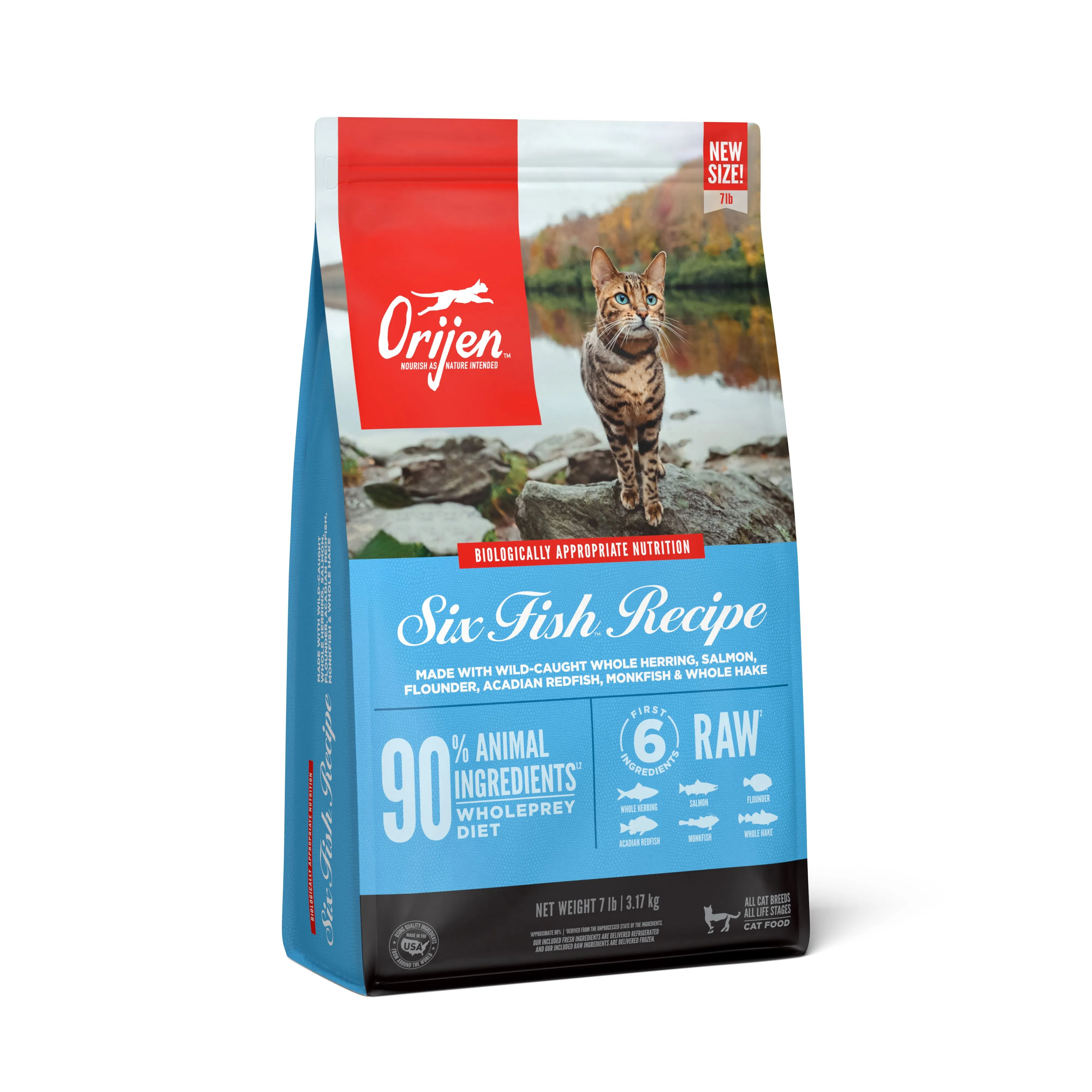 ORIJEN Six Fish Biologically Appropriate Dry Cat Food 3.17kg