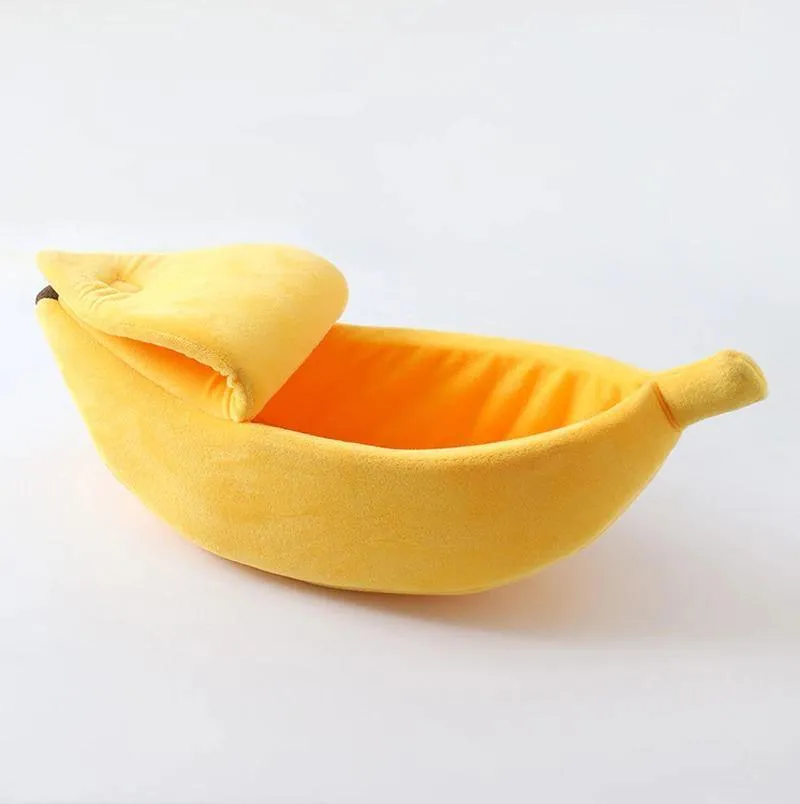 Peeled Banana Cat Bed