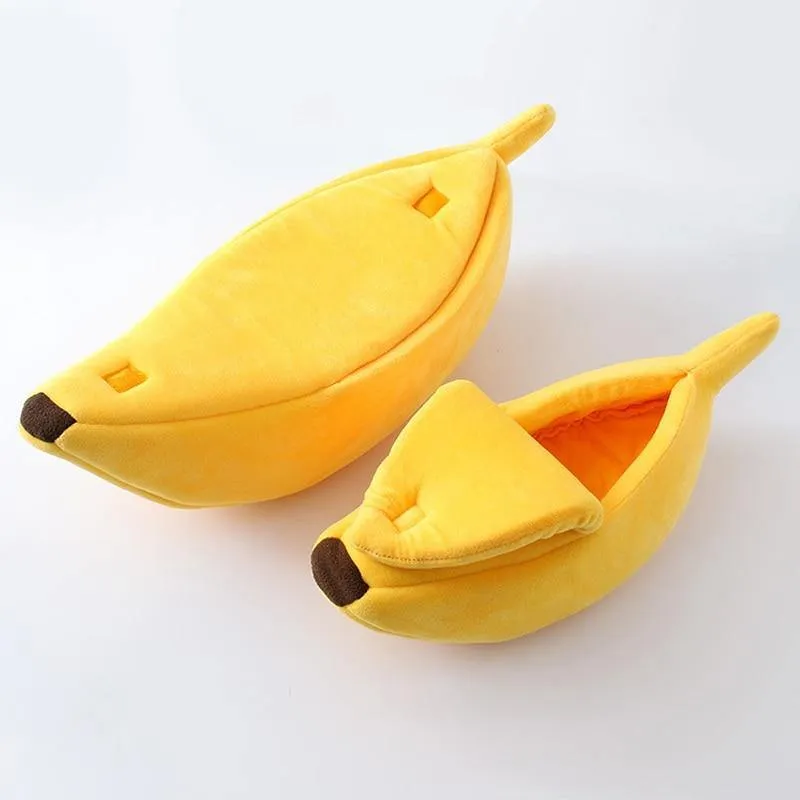 Peeled Banana Cat Bed