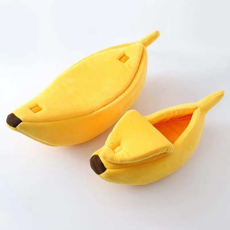 Peeled Banana Cat Bed