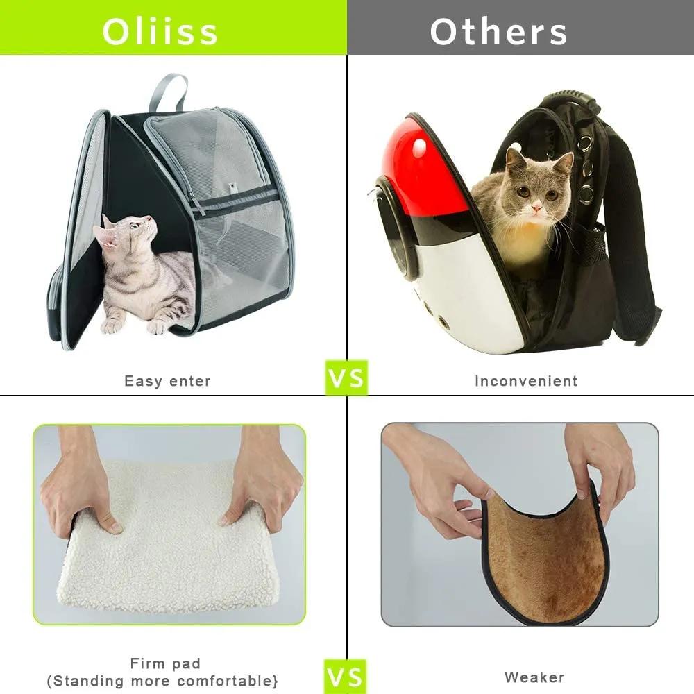 Pet Backpack Carrier for Small Cats Dogs