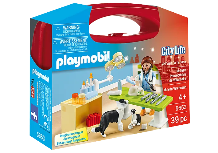 Playmobil City Life: Vet Visit Carry Case