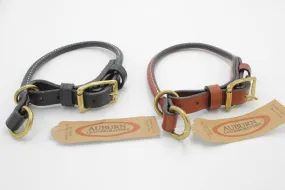 Sale! Auburn Rolled Leather Combo Collars