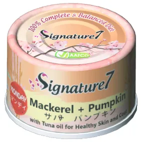 Signature7 Monday Mackerel & Pumpkin Cat Canned Food 70g