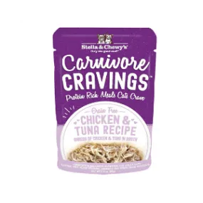 Stella & Chewy's Carnivore Cravings Chicken & Tuna Recipe Cat Food, 2.8 oz