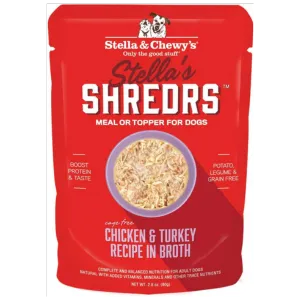 Stella & Chewy's Shredrs Chicken & Turkey Dog Food 2.8 oz