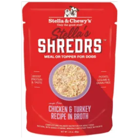 Stella & Chewy's Shredrs Chicken & Turkey Dog Food 2.8 oz