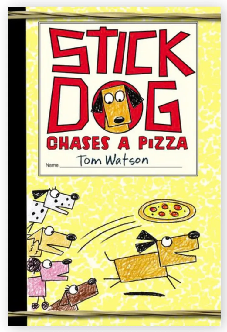 Stick Dog Chases a Pizza