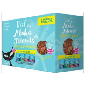 Tiki Cat Aloha Friends Cat Food Cans 3oz 12 pk, Variety Pack