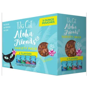 Tiki Cat Aloha Friends Cat Food Cans 3oz 12 pk, Variety Pack