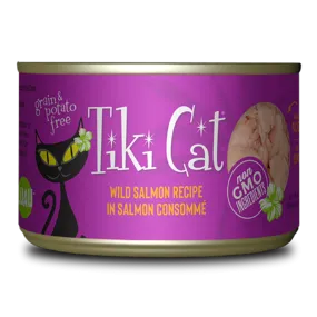 Tiki Cat Hanalei Luau Wild Salmon in Salmon Consomme Wet Cat Food