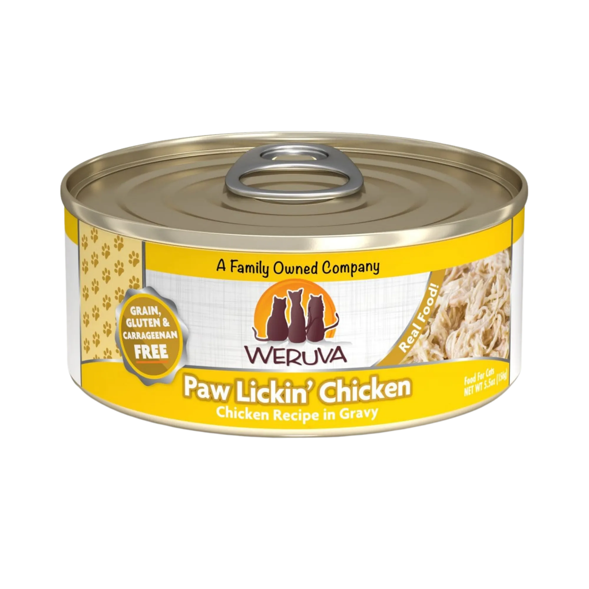 Weruva Classics Paw Lickin' Chicken in Gravy Grain-Free Wet Canned Cat Food