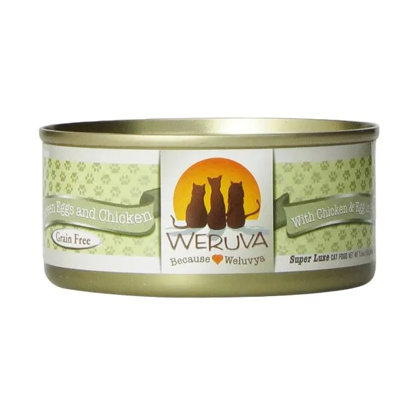 Weruva Green Eggs & Chicken with Chicken, Egg & Greens in Gravy Canned Cat Food