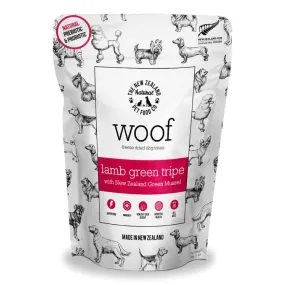 WOOF Lamb Green Tripe Freeze Dried Dog Treats 40g