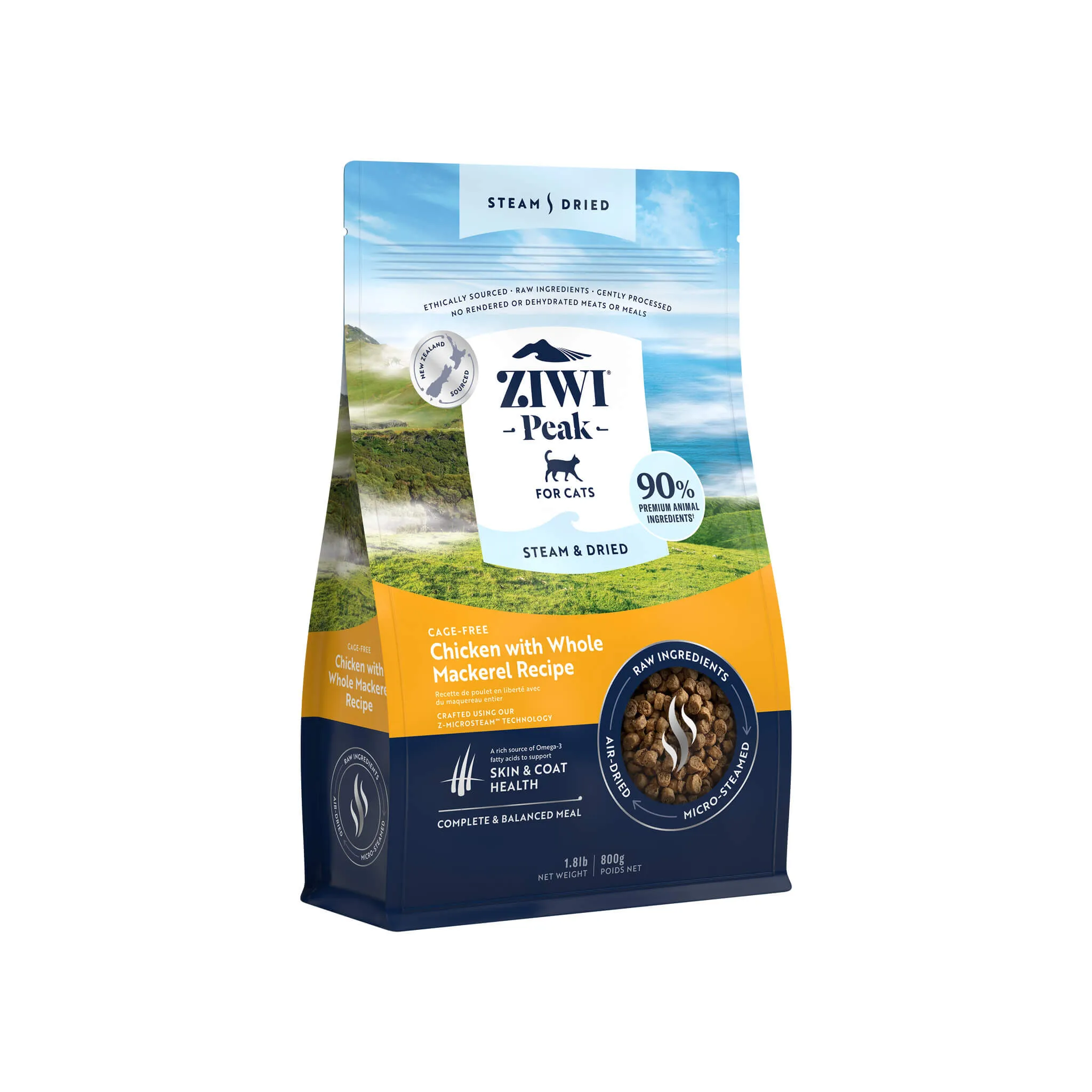 ZiwiPeak Steam & Dried Cat Food