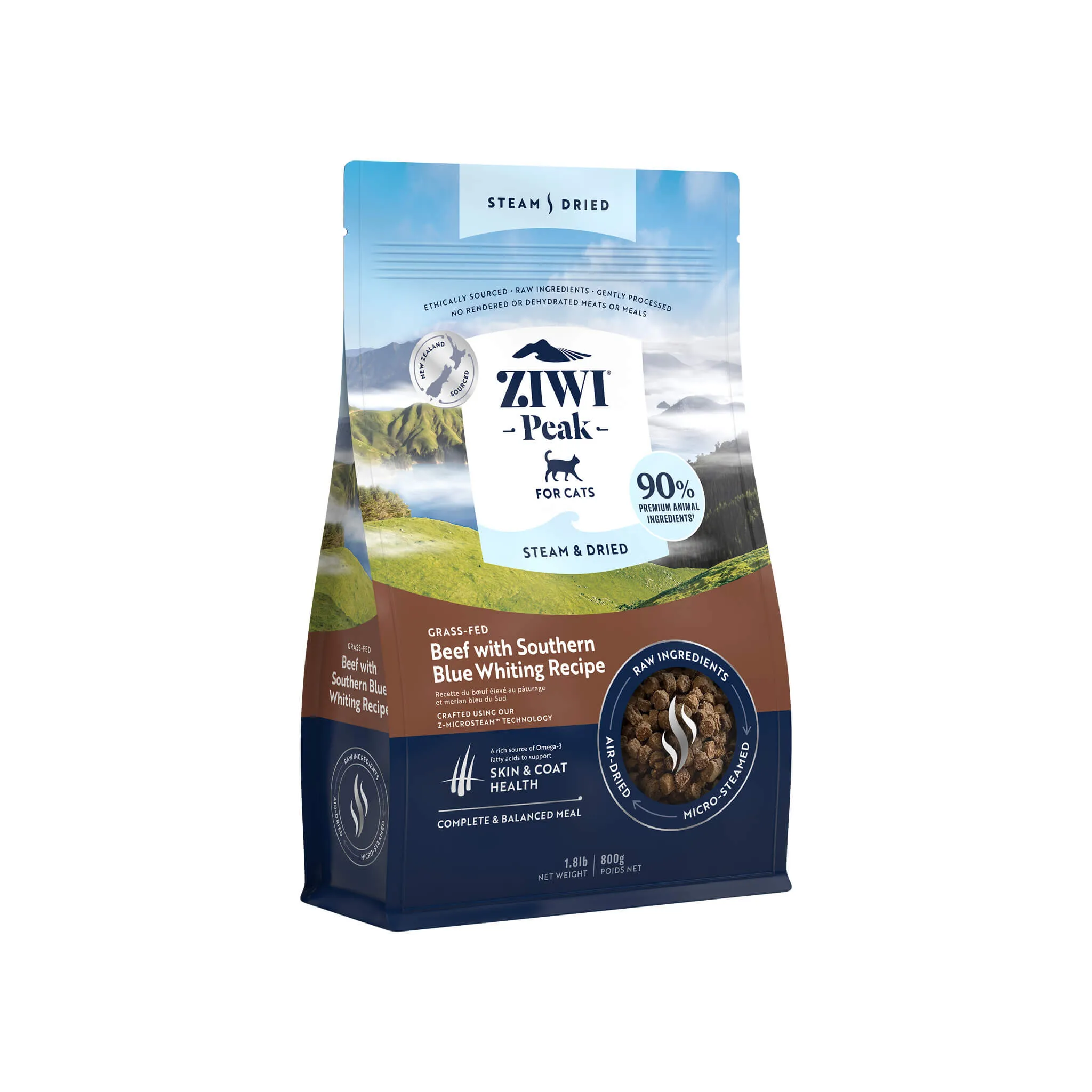 ZiwiPeak Steam & Dried Cat Food